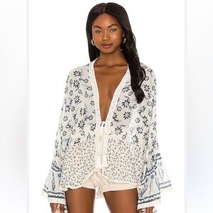 Free People Placed‎ Print Lola Jacket Kimono